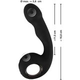  Black Velvets - G in P točkovni vibrator (črn) | Shoptok.si