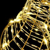 vidaXL Jelenova sani Toplo bela 60 cm PET | Shoptok.si