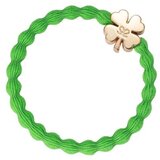 By Eloise London Gold Clover Leaf Apple Green elastika za lase | Shoptok.si