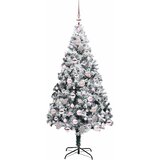  Umjetno božićno drvce Bijelo 180 cm PVC i Čelik i Plastika | shoptok.hr