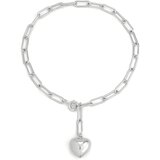 Ogrlica Massive Heart - Srebrna KP32673 | Shoptok.si