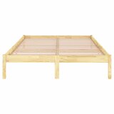  Okvir za krevet od masivnog drva 135 x 190 cm bračni | shoptok.hr