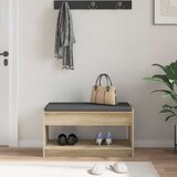  Klupa za hodnik s jastukom Sonoma hrast 83 x 38 x 45 cm | shoptok.hr