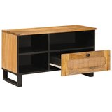 TV ormar s ladicama Smeđa 80 x 33 x 46 cm Čvrsto drvo manga | Eponuda.ba