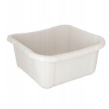 KADAX Plastična kvadratna posoda za perilo 12 l, velika, z ročaji, bela, (5000354814) | Shoptok.si