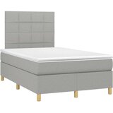  s oprugama i madracem LED svjetlosivi 120x190 cm tkanina | shoptok.hr