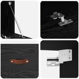  Ormar za montažu na zid Zidne Crni hrast 100 x 36,5 x 35 cm | shoptok.hr