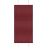  Plisirana zavjesa bordo crvena 55x150 cm Širina tkanine 54,4 cm Poliester | shoptok.hr