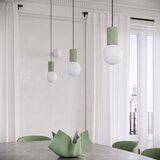 Sollux Žajbljevo zelena viseča svetilka iz opalnega stekla ø 12 cm Orbital – | Shoptok.si