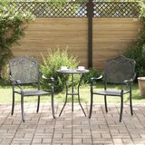  Vrtna stolica 2 pcs Crna 55 x 55 x 92,5cm Aluminij | shoptok.hr