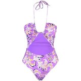 Trendyol Purple Ethnic Pattern Cut Out Detailed Swimsuit Cene'.'