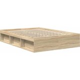  Okvir kreveta boja hrasta sonome 150x200 cm veliki bračni | shoptok.hr