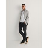 Reserved - Slim traperice isprana izgleda - siva | shoptok.hr
