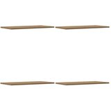  Zidne police 4 kom boja hrasta 60x30x1,5 cm konstruirano drvo | shoptok.hr