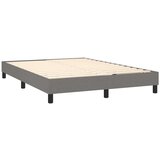 Box spring posteljni z vzmetnico temno siv 140x190 cm blago, (20736184) | Shoptok.si