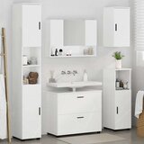  Set namještaja za kupaonicu 5 kom. Visoki sjaj bijela | shoptok.hr