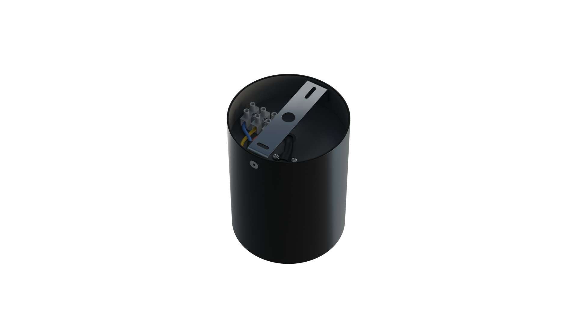 LED-LABS Stropna nadometna svetilka TUBE - črna | Shoptok.si