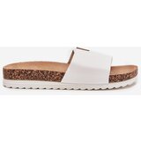 Boto Women's sandals on cork platform with decorative detail white Vessira | ePonuda.com