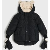 Sinsay Prošivena puffer jakna s kapuljačom i rukavicama | shoptok.hr