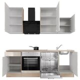 Flex-Well Kuhinjski Blok Z Aparati Nepal, Kašmir, Barva Hrasta | Shoptok.si
