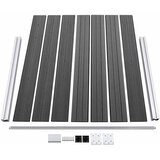 Set panela za ogradu WPC 526 x 146 cm crni | shoptok.hr