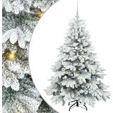 vidaXL Umjetno božićno drvce s stalakom Zelena 150 cm PE i PVC | shoptok.hr