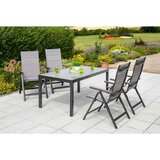Gardenson VRTNA GARNITURA TRIVERO aluminij barve grafita, siva | Shoptok.si