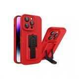 futrola camera glass sa drzacem za samsung A346 galaxy A34 5G crvena sa crnim Cene