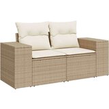  9-dijelni set vrtnih sofa s jastucima bež od poliratana | shoptok.hr