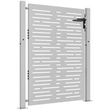  Vrtna vrata 100x125 cm od korten čelika, kvadratni dizajn | shoptok.hr