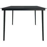  7-dijelni vrtni blagovaonski set crni | shoptok.hr