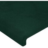  LED uzglavlje tamnozeleno 103x16x78/88 cm baršunasto | shoptok.hr
