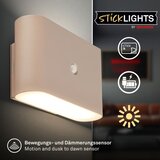 BRILONER 3878011 - led punjiva zidna svetiljka sa senzorom chat LED/3W/5V 2000 mah bež | Eponuda.com