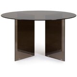 BIZZOTTO Stakleni okrugao blagovaonski stol ø 130 cm Iride – | shoptok.hr