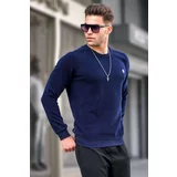 Madmext Sweatshirt - Dark blue - Regular fit