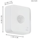 Eglo 33236 - Spoljni senzor pokreta CONNECT SENSOR, napajanje 3xAA, domet do 12 m, bela, IP44 | Eponuda.com
