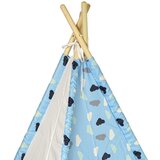Lean_Toys Indijski šotor Tipi Playhouse Clouds Vodoodporen | Shoptok.si
