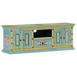 The Living Store TV omarica modra 110x30x40 cm trden mangov les - TV Omarica, (21738387) | Shoptok.si
