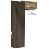 GETADOOR Dovratnik Aperto Cappuccino GA44 (Š x V: 950 x 2.000 mm, Širina zida: 10 cm, DIN lijevo, Smeđe boje) Cijene