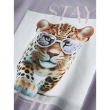 name it Majica 'NKFVOTEA' pesek / svetlo modra / sivka / bela | Shoptok.si