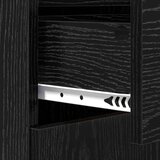  Kreveta Crni hrast 42.5 x 40 x 93 cm Konstruirano drvo | shoptok.hr