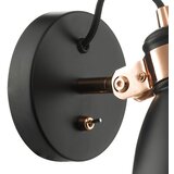  Där Lighting FRE0722 - Zidni spot FREDERICK 1xE14/40W/230V, u crnoj boji | Eponuda.com