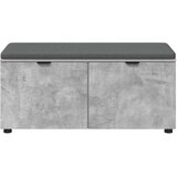  Klupa za hodnik s jastukom Betonsko Siva 100 x 38 x 46 cm | Eponuda.ba