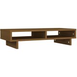  Stalak za monitor boja meda 60 x 27 x 14 cm od masivne borovine | shoptok.hr