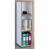 MID.YOU Pisarniški Regal Salia B30, Bela, Barva Hrasta | Shoptok.si