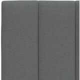 vidaXL Posteljni okvir brez vzmetnice temno siv 140x190 cm blago | Shoptok.si