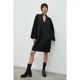 By Malene Birger Vunena haljina boja: crna, mini, oversize