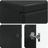  Kupaonski ormarić za sudoper BREDA Crna 59,5 x 31,5 x 59 cm | shoptok.hr