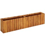  Posuda za sadnju od masivnog bagremovog drva 200x30x50 cm | shoptok.hr