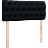 vidaXL Box spring postelja z vzmetnico črna 120x190 cm blago | Shoptok.si